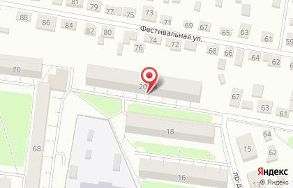 Октябрь, ЖСК на карте