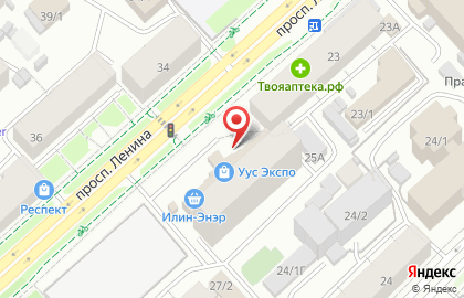 Салон флористики Город цветов на проспекте Ленина на карте