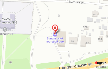 Гостиница-хостел Запольский на карте