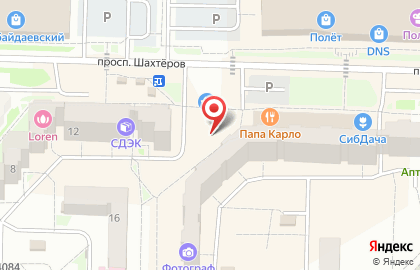 Магазин овощей и фруктов в Орджоникидзевском районе на карте