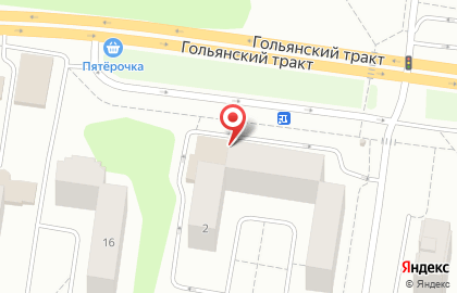 Аптека Клюква на Полесской улице в Октябрьском на карте