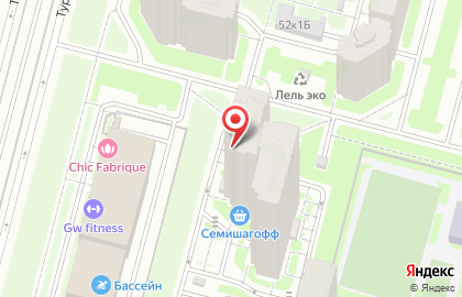 Магазин овощей и фруктов на Комендантском проспекте на карте