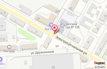 Робин Сдобин на Электросигнальной улице на карте