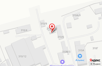#металлобазапермь в Индустриальном районе на карте