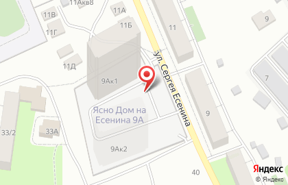 Специнструмент на улице Сергея Есенина на карте