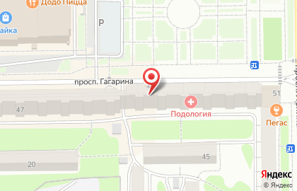 Салон-парикмахерская Блондинка на проспекте Гагарина на карте