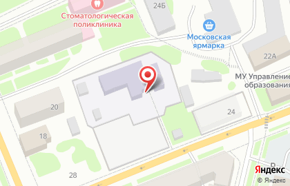 Детский сад №8 общеразвивающего вида на Первомайской улице на карте