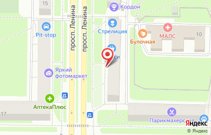 Квартал на проспекте Ленина на карте