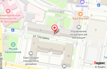 Исполнительный комитет г. Казани Управление градостроительных разрешений на карте