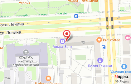 БИНБАНК на проспекте Ленина на карте