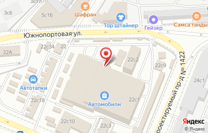 Клуб единоборств Страйкер на метро Кожуховская на карте