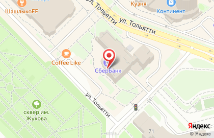 Кафе-пекарня Брецель в Центральном районе на карте
