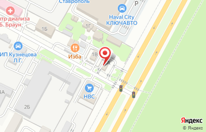 Кафе быстрого питания С пылу с жару в Ставрополе на карте
