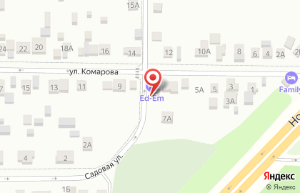 Магазин Ассорти-экспресс на улице Комарова на карте