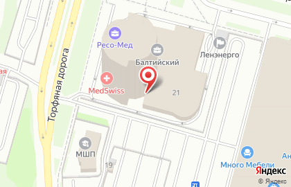 Многопрофильный медицинский центр MedSwiss на Гаккелевской улице на карте