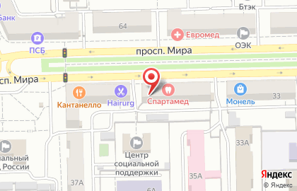 Оптово-розничный центр Филфлора в Советском округе на карте