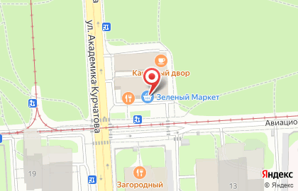 Магазин овощей и фруктов в Москве на карте