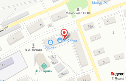 Продуктовый магазин Родник на Центральной улице на карте