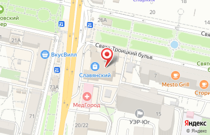 Микрофинансовая компания МигКредит на Свято-Троицком бульваре на карте