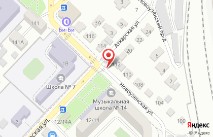 Автошкола в Октябрьском районе на карте