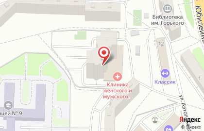Клиника доктора Шаталова в Орехово-Зуево в Автопроезде на карте
