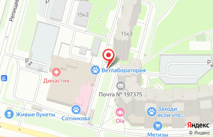 Сеть киосков по продаже питьевой воды КЛЮЧ ЗДОРОВЬЯ в Приморском районе на карте