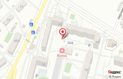 Март на Трёхгорной улице на карте