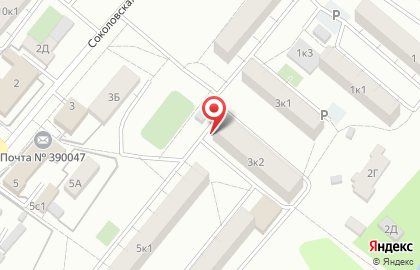 Общественная приемная депутата Рязанской областной Думы Трубицына И.В. на Соколовской улице на карте