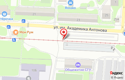 Автостоянка в Саратове на карте