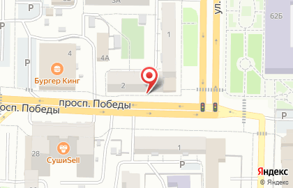 Агентство недвижимости Династия на проспекте Победы на карте