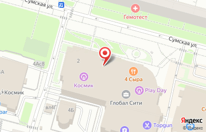 Школа танцев Гармония на Днепропетровской улице на карте