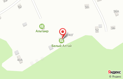 База отдыха Белый Алтай на карте