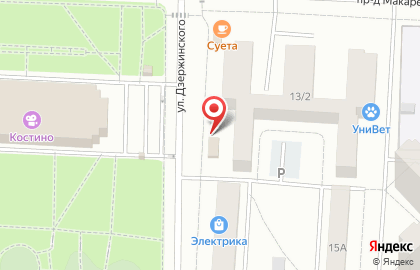 Продовольственный магазин в Москве на карте