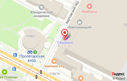 Фотоцентр Фотомир на метро Пролетарская на карте
