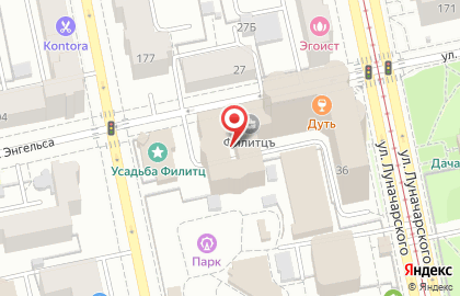 Караоке-бар Голос Огонька в Октябрьском районе на карте