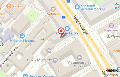 Производственно-торговая компания ЛЕВДВЕРЬ на Тверской улице на карте