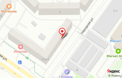 Аптека Планета Здоровья на Народной улице, 10 на карте