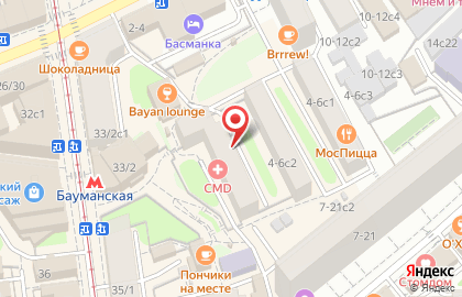 Центр молекулярной диагностики на улице Бауманская на карте