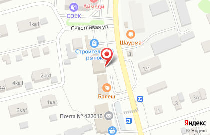 точка продаж металлопроката на Дорожной на карте