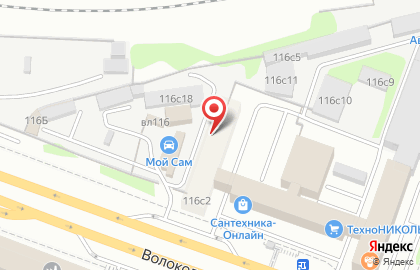 МРС Ремонт на Волоколамском шоссе на карте