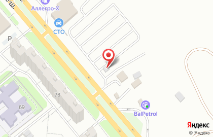 Автостоянка в Саратове на карте