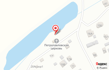 Храм-часовня Святых апостолов Петра и Павла, д. Дубовка на карте