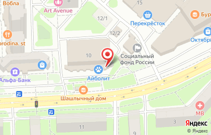 Салон мебельной фурнитуры и ЛДСП Мастер Мебель в Октябрьском районе на карте