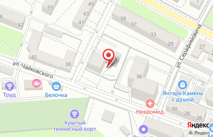 Студия ногтевого сервиса на улице Чайковского на карте