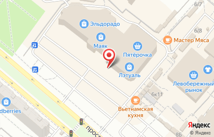 Питомник растений Омский садовод на проспекте Комарова на карте