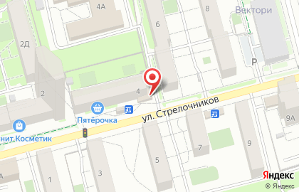 Центр бытовых услуг в Железнодорожном районе на карте
