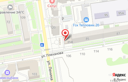Магазин строительных материалов Профит на улице Плеханова на карте