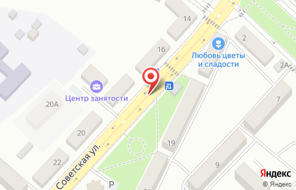 Парикмахерская Обаяние на Советской улице на карте