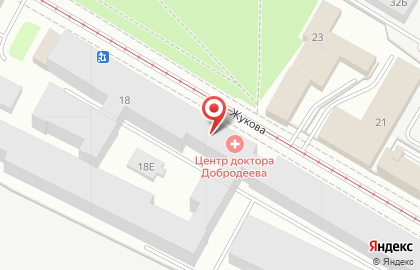 Медицинский центр доктора Добродеева в Калининском районе на карте