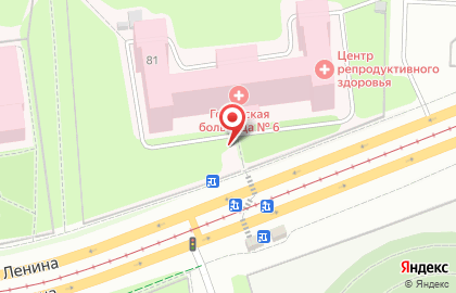 Продуктовый магазин на улице Ленина на карте